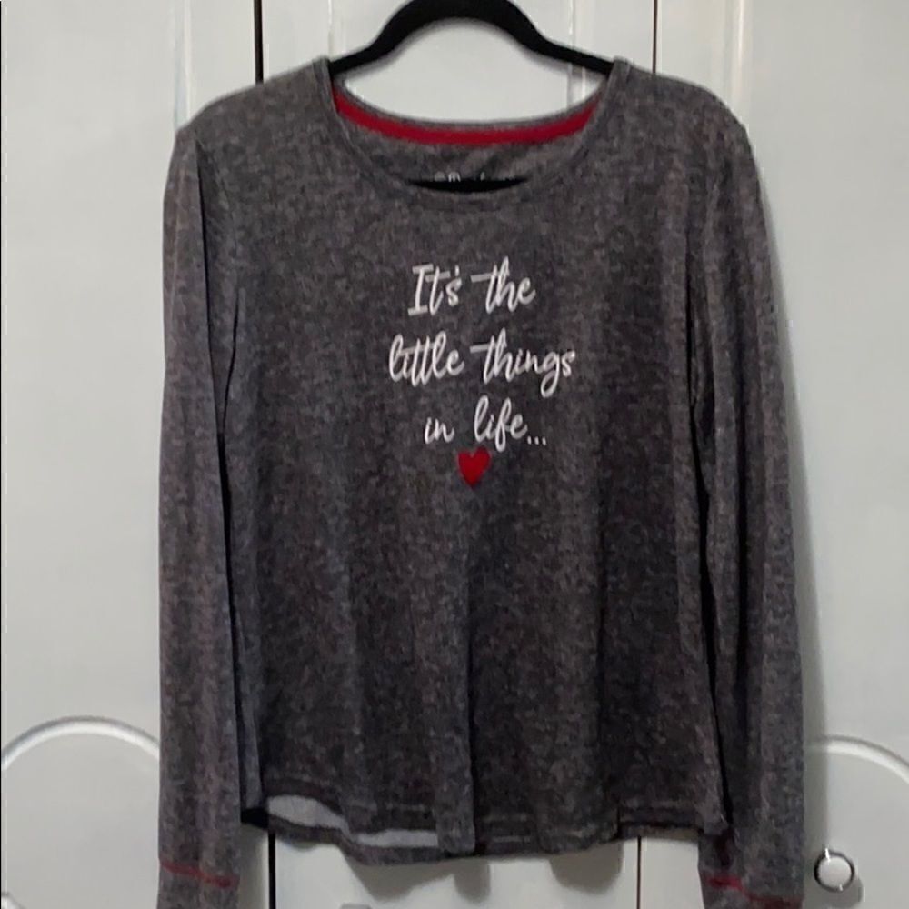 Dearforms Mommy & Me Gray Graphic Sweater M